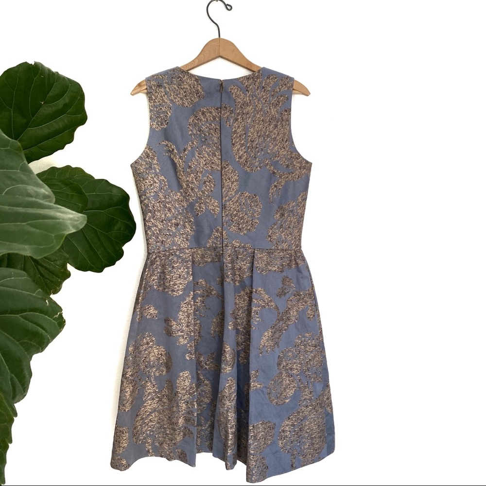 SOLD! Oscar De La Renta Jacquard Brocade Dress - Picture 3 of 8